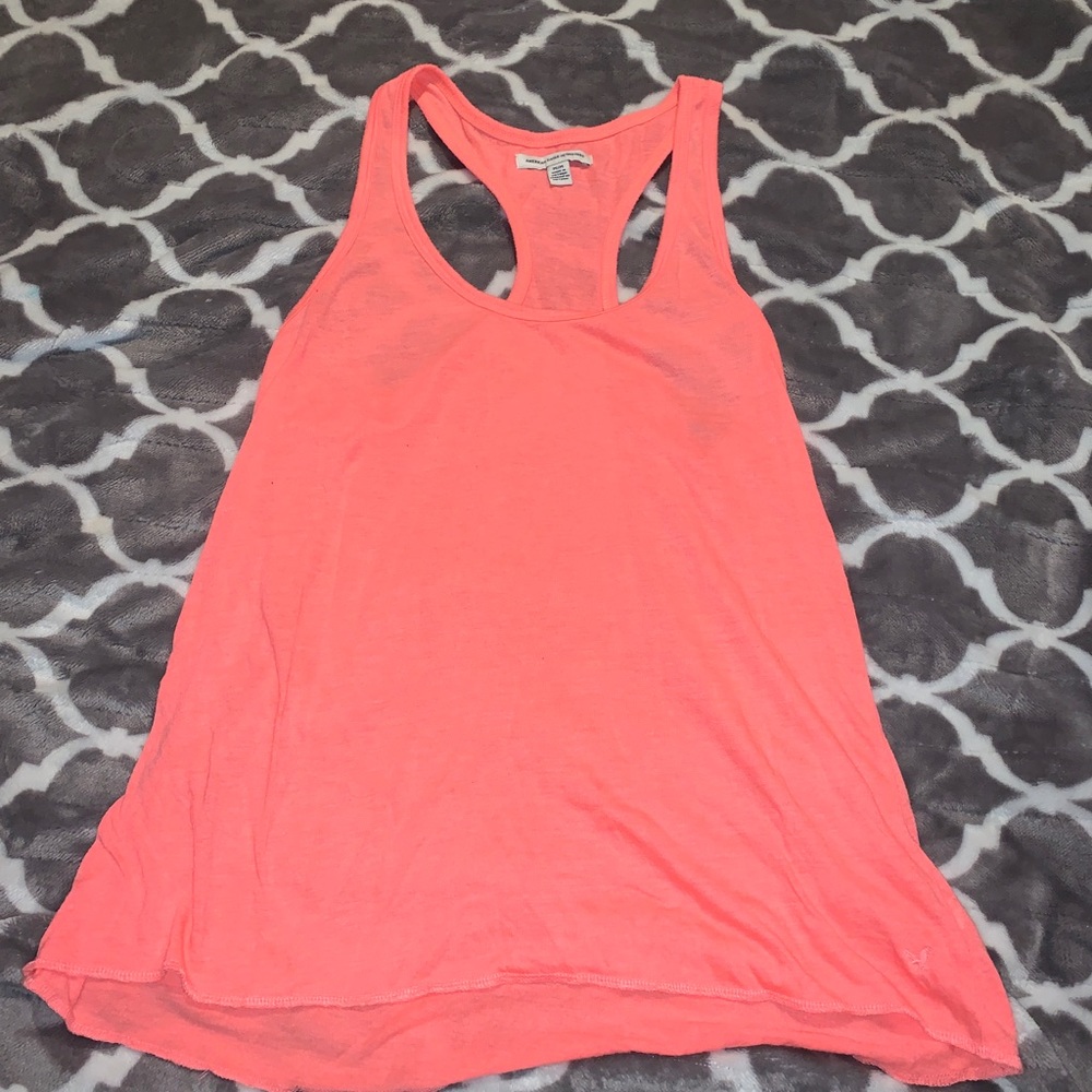 Hot pink American Eagle tank top razor back\\M